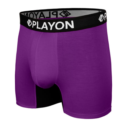 Bamboo Boxers - Soft snug comfortable Bamboo Boxers contoured pouch no chafe no ride up no irritation friction free panels chafe stopper panels hypo-allergenic sustainable bamboo